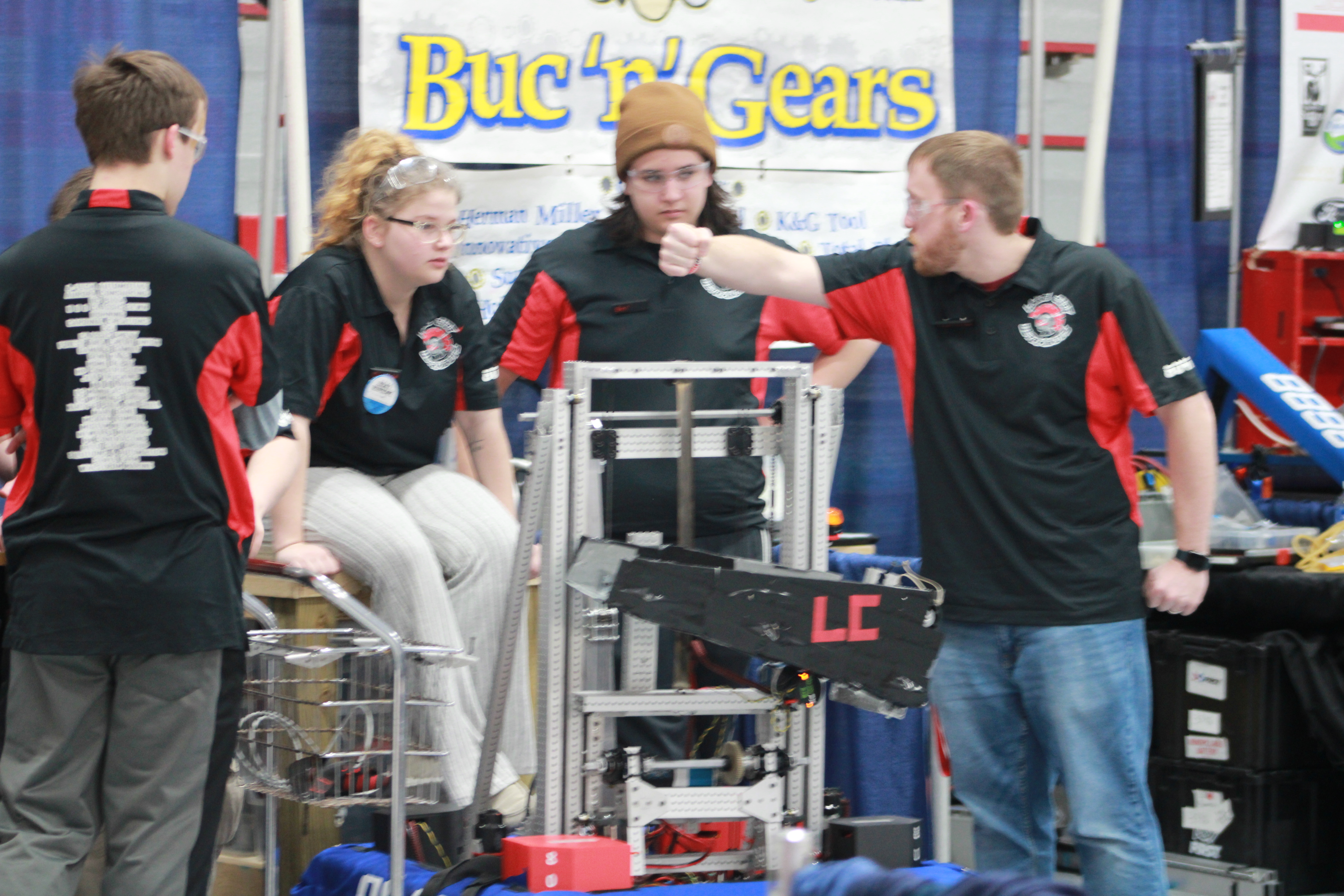 Team Building Robot at Lake City District Event